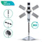 Mirlux Make Up Spiegel - LED Verlichting - 10x Vergroting - 3 Lichtstanden - Oplaadbaar - Chroom