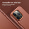 Accezz MagSafe Leather Backcover - Soft case - Krasbestendig - Bruin (iPhone 15 Pro)