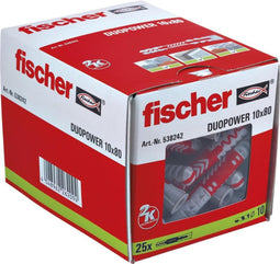 Fischer DUOPOWER plug 10x80 25 st