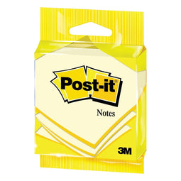 Post-it notes - Notes, 100 vel, ft 76 x 76 mm, geel, op blister