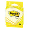 Post-it notes - Notes, 100 vel, ft 76 x 76 mm, geel, op blister