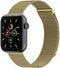 imoshion Milanees magnetisch bandje - Geschikt voor Apple Watch 1, 2, 3, 4, 5, 6, 7, 8, 9, 10 (42 mm), SE - 38/40/41 mm - Goud - M