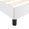 vidaXL Bedframe - Eenpersoons - Kunstleer - 120x190 cm - Wit