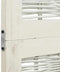 vidaXL - Kamerscherm - met - 5 - panelen - massief - paulowniahout - wit