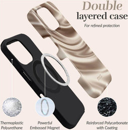 Mio by Mobilize Apple iPhone 7 - Back Cover - MagSafe - Silky Dreams - Goud
