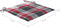 vidaXL - Tuinstoelkussens - 4 - st - 50x50x3 - cm - oxford - stof - ruitpatroon - rood
