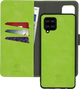 iMoshion Hoesje Geschikt voor Samsung Galaxy A42 Hoesje Met Pasjeshouder - iMoshion Uitneembare 2-in-1 Luxe Bookcase - Groen