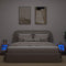 vidaXL - Tv-wandmeubels - met - LED - 2 - st - 30x28,5x30 - cm - artisanaal - eikenkleur