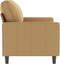 vidaXL - Tweezitsbank - 120 - cm - fluweel - bruin