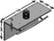 FMD Wandkapstok 72x29,3x34,5 cm wit