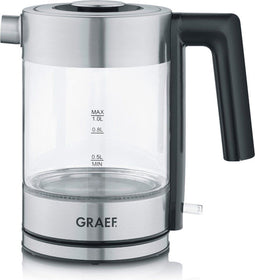 Graef WK300 - Waterkoker - Glazen behuizing 1 liter - 2200 Watt