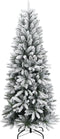 vidaXL - Kunstkerstboom - met - 150 - LED's - en - sneeuw - 150 - cm