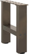 vidaXL - Salontafelpoten - 2 - st - 30x - (30-31) - cm - staal - naturel - staal