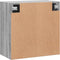 vidaXL - Wandkast - 60x31x60 - cm - bewerkt - hout - grijs - sonoma - eikenkleurig