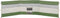 vidaXL - Windscherm - camping - waterdicht - 508x130 - cm - groen
