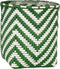 Mica Decorations Merlijn - Plantenmanden voor Buiten - Set van 3 - H20 x Ø18 cm H23 x Ø21 cm H26 x Ø24 cm - Donkergroen Wit (set van 3)