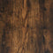 vidaXL - Dressoir - 68x35x76 - cm - bewerkt - hout - en - metaal - gerookt - eiken