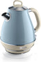 Ariete 00C286905AR0 - Waterkoker 1.7L 2000W - 360° draaibaar - Vintage blauw