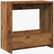 vidaXL - Bijzettafel - 50x26x50 - cm - bewerkt - hout - oud - houtkleurig