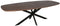 StarFurn Eettafel Ferris Eiken Deens Ovaal 200cm Walnoot
