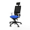 Bureaustoel met hoofdsteun Piqueras y Crespo 4B066G1 Blauw