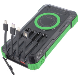 Power bank outdoor - Li-ion 20000mAh - Fast Charge - groen