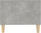 vidaXL - Salontafel - 102x50x40 - cm - bewerkt - hout - betongrijs