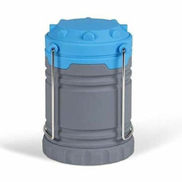 Opvouwbare lantaarn - KAMPA - Flare - Batterijen - Grijs en blauw