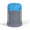 Opvouwbare lantaarn - KAMPA - Flare - Batterijen - Grijs en blauw