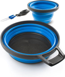 GSI Outdoors Escape 1 Person Table Set - Blue Servies