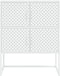 vidaXL - Hoge - kast - 80x35x100 - cm - staal - wit