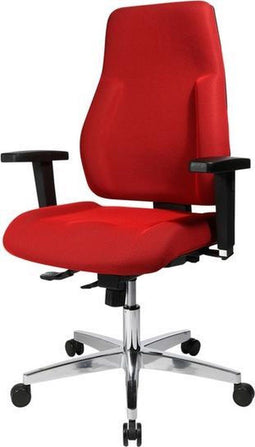 Professionele Ergonomische Thuiswerk Bureaustoel Topstar Point 91 rood