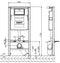 ProOne WallTec UP320 - Toiletinbouwelement - Dual-flush 3-4 l / 6-7,5 l - Wit
