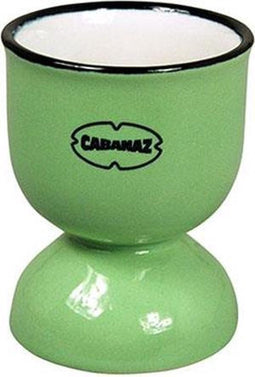 CABANAZ - eierdop, keramiek, EGG CUP, groen