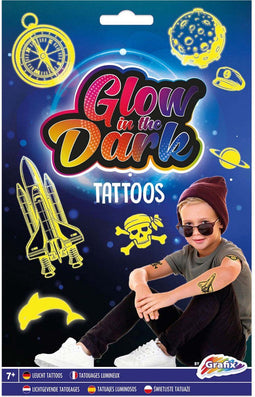 Creative Craft Group Glow in the Dark Tattoos Roze