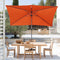 Angel Living Parsol - 300 x 200 cm - Kantelbaar - Terracotta
