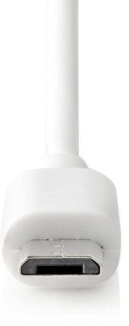 Nedis CCHAM240AWT - Micro-USB-autolader - 5V 2,4A - Wit