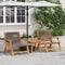 vidaXL - Tuinstoelen - 2 - stuks - Grijs - 67x77x73 - cm - Massief - Acaciahout