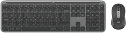 Logitech MK950 - Draadloze Toetsenbord en Muis Combo - Stille ervaring - Grafiet