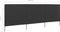 vidaXL - Windscherm - 3-panelen - 400x80 - cm - stof - antraciet