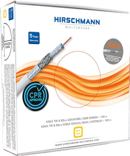 Hirschmann TRI6-B2CA-100B Coaxkabel op Haspel 6.9 mm 100 m
