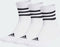 adidas Sportswear - 3-Stripes Korte Sokken - Laag model - Wit (3 paar)