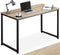 tectake® Flint - Bureau - Houten bureaublad - Industrieel design - Zwart metalen frame - Afmetingen 120 x 59 x 76,5 cm