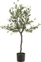 J-Line Olijfboom In Pot - kunststof - groen - medium