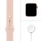 Apple Watch SE (40mm) - Smartwatch - Valdetectie en Slaap-app - Goud Roze