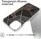 imoshion Hoesje Geschikt voor iPhone 14 Hoesje Siliconen - imoshion Design hoesje - Zwart / Black Graphic