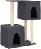 vidaXL - Kattenmeubel - met - sisal - krabpalen - 86 - cm - donkergrijs