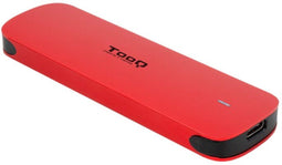 TooQ TQE-2201R - Externe behuizing M.2 NVMe - USB-C 3.2 - Rood