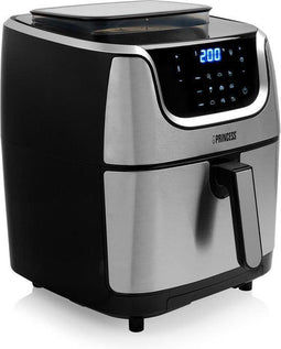 Princess Steam Aerofryer - 6.5L - Digitale Timer - 1700W - Zwart/Zilver