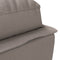 vidaXL - Chaise - longue - met - kussens - stof - taupe